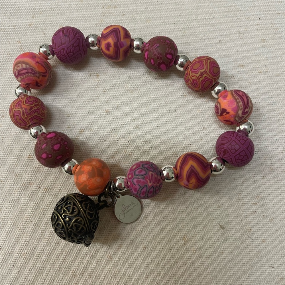 Jilzara clay bead bracelet